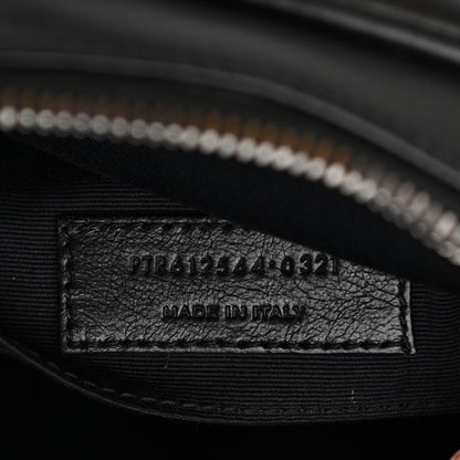 Saint Laurent Calfskin Matelasse Monogram Lou Camera Bag Black 6 of 9