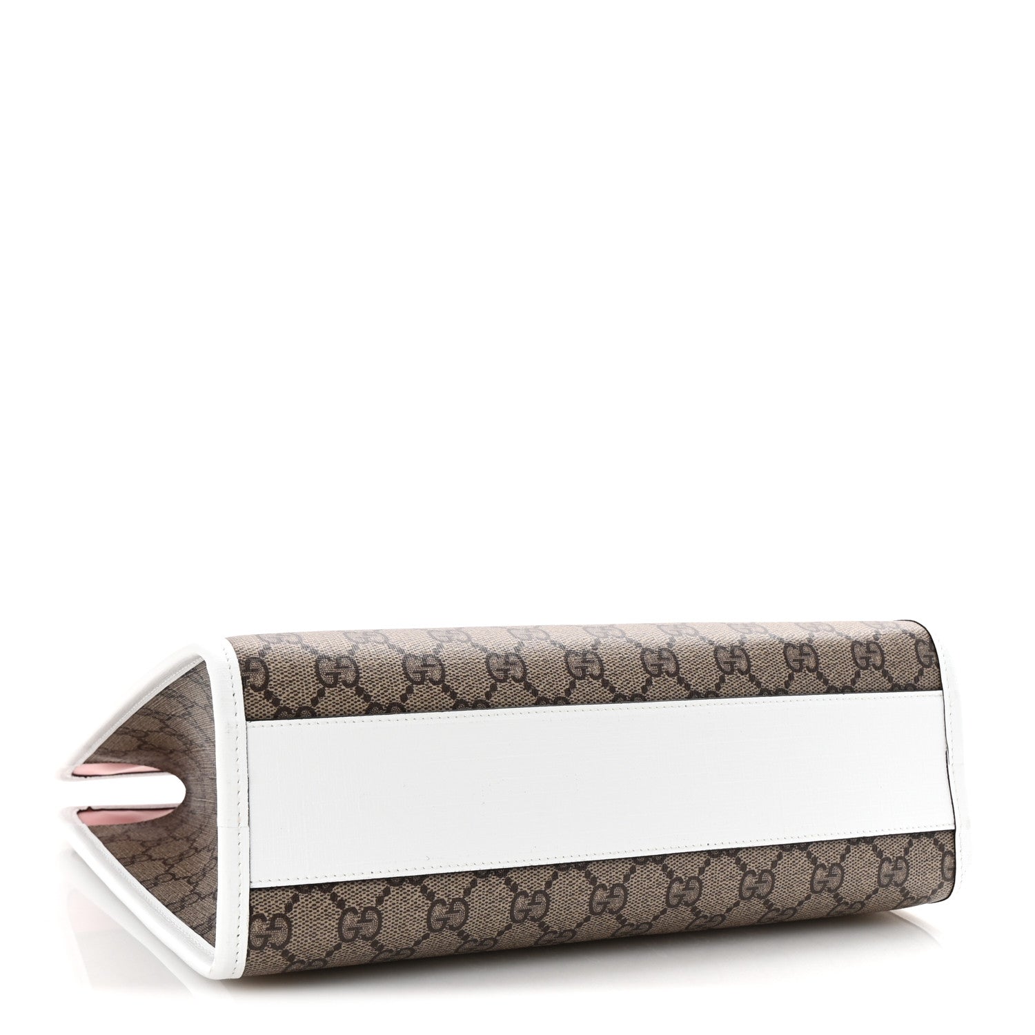 Gucci GG Supreme Monogram Cat Childrens Tote Beige Ebony White 4 of 10