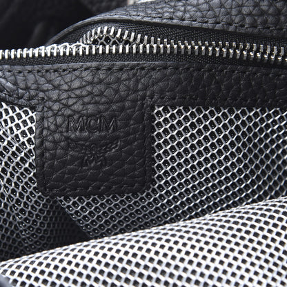 MCM Calfskin Ottomar Small Tivitat Two-Pocket Backpack Black 5 of 9