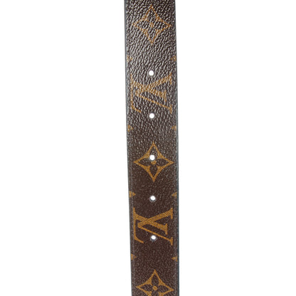 Louis Vuitton Calfskin Monogram 30mm LV Initiales Reversible Belt 85 34 Black 4 of 5