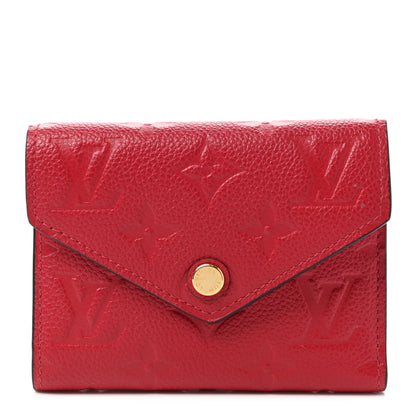 Louis Vuitton Empreinte Victorine Wallet Cherry 1 of 6