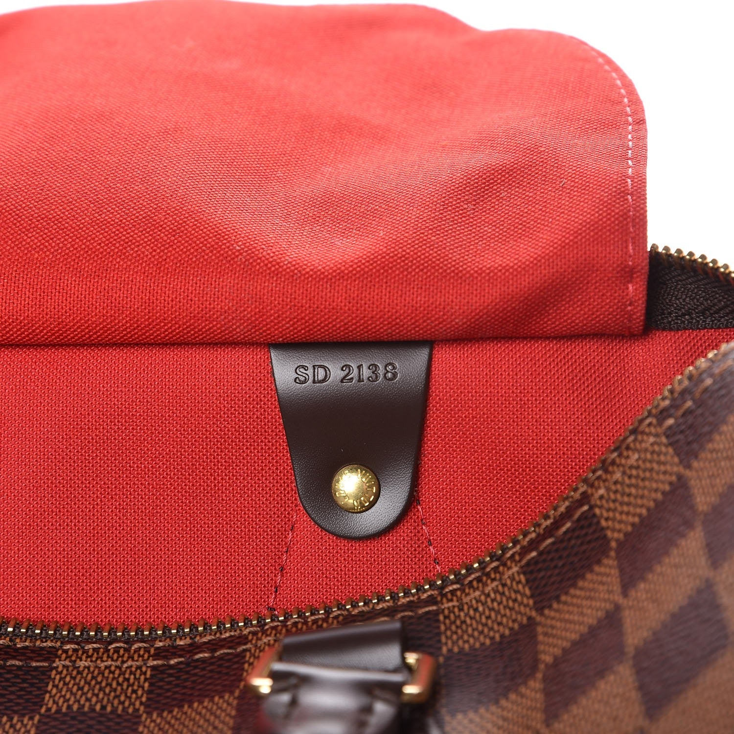 Louis Vuitton Damier Ebene Speedy 30 6 of 9
