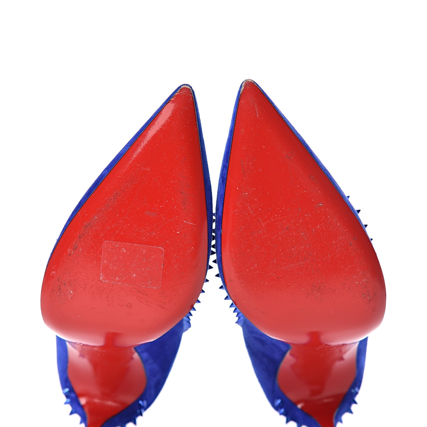 Christian Louboutin Suede Anjalina 100 Pumps 37 Azulejo 8 of 10