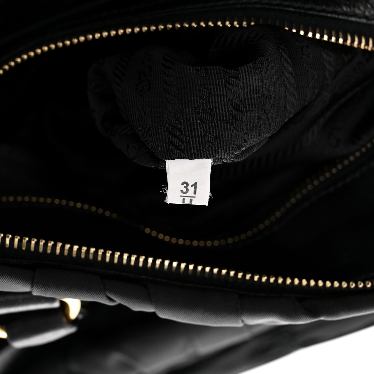 Tessuto Nylon Gaufre Tote Black