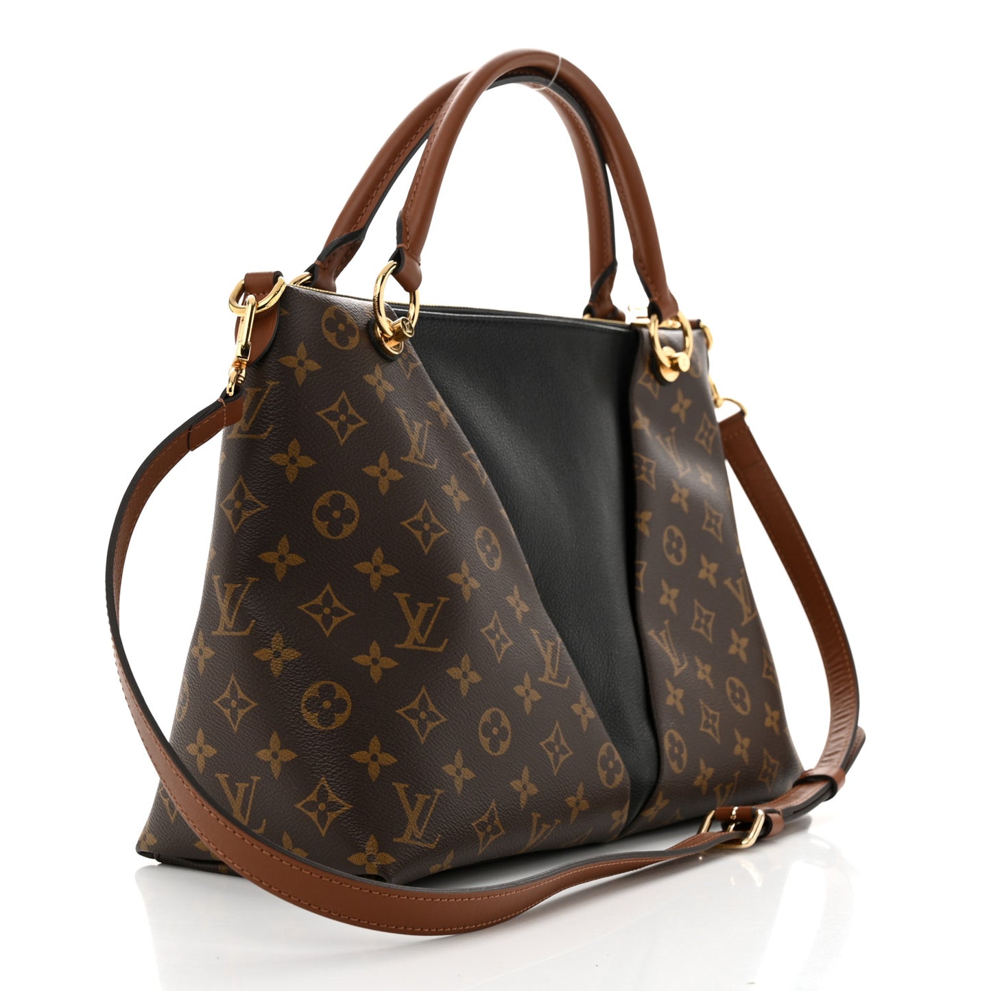 Monogram V Tote MM Black