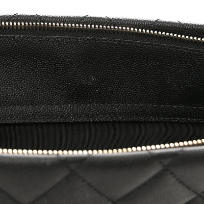 Chanel Caviar Quilted Rolled Up Tote Black 11 of 12