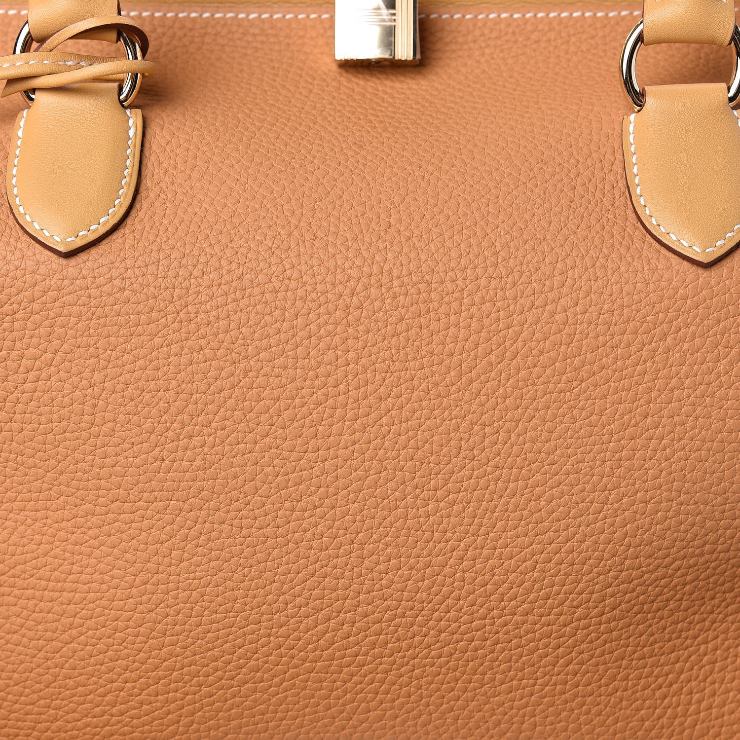 Hermes Taurillon Clemence Swift Toolbox 26 Curry Sable 8 of 11