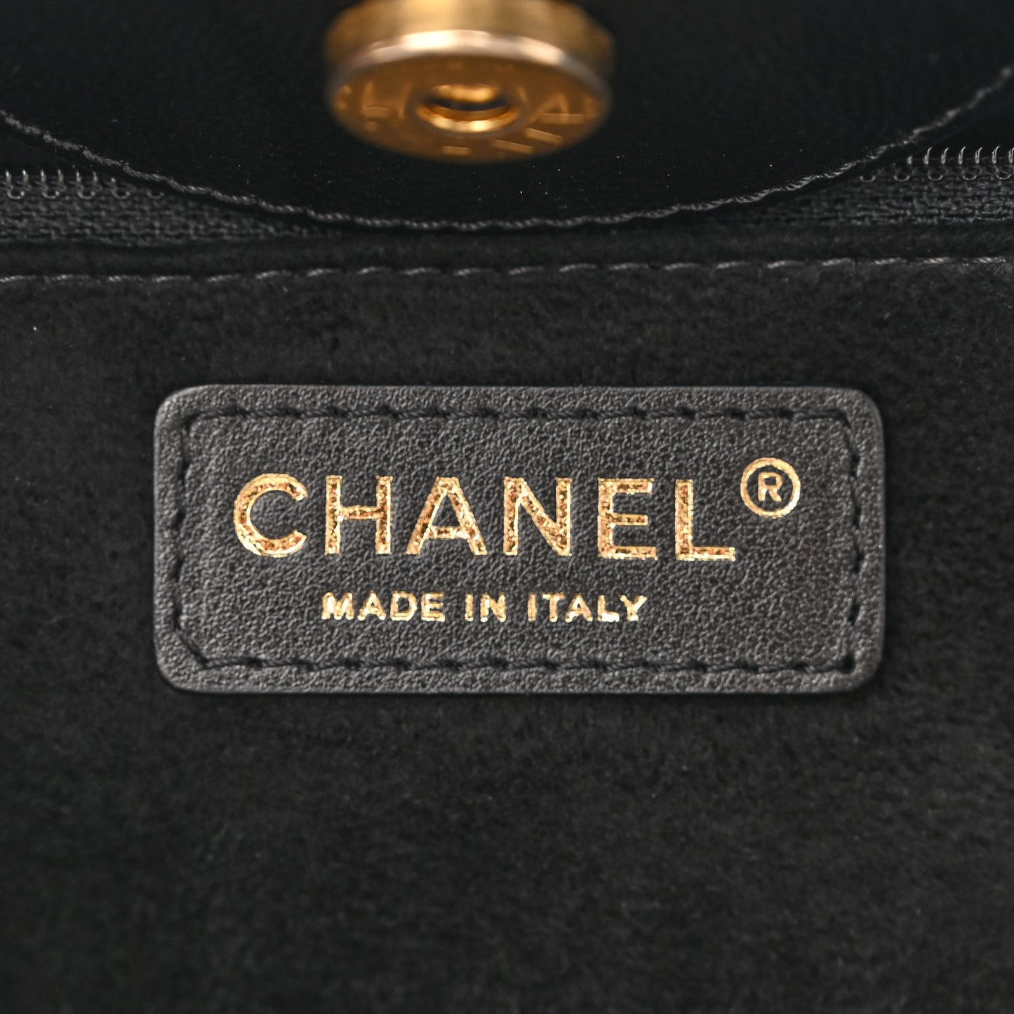 Caviar Small Studded Deauville Tote Black