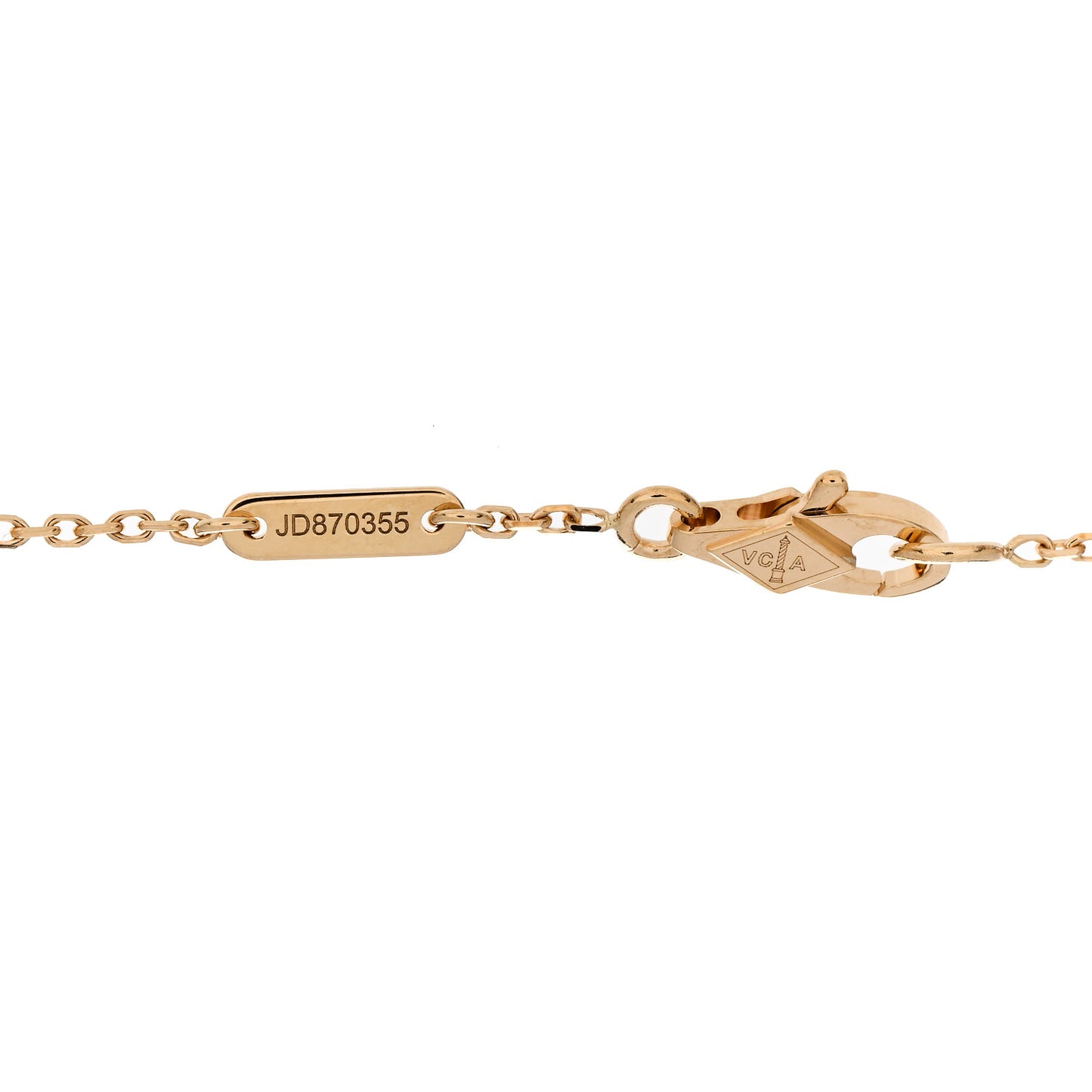 18K Yellow Gold Mother of Pearl Sweet Alhambra Bracelet