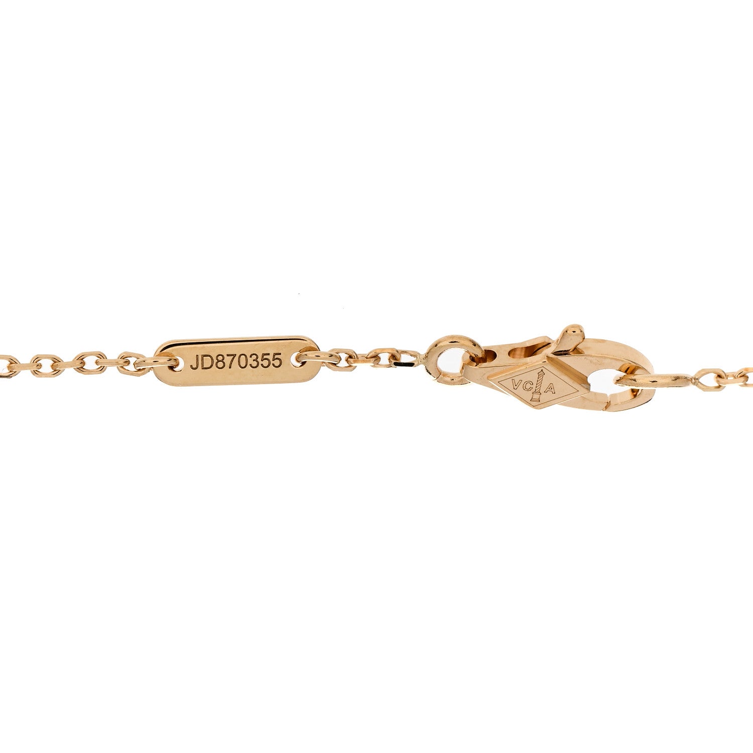 Van Cleef & Arpels 18K Yellow Gold Mother of Pearl Sweet Alhambra Bracelet 4 of 5