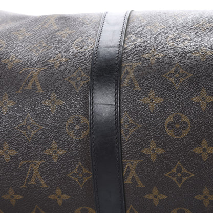 Louis Vuitton Monogram Macassar Keepall Bandouliere 45 14 of 16