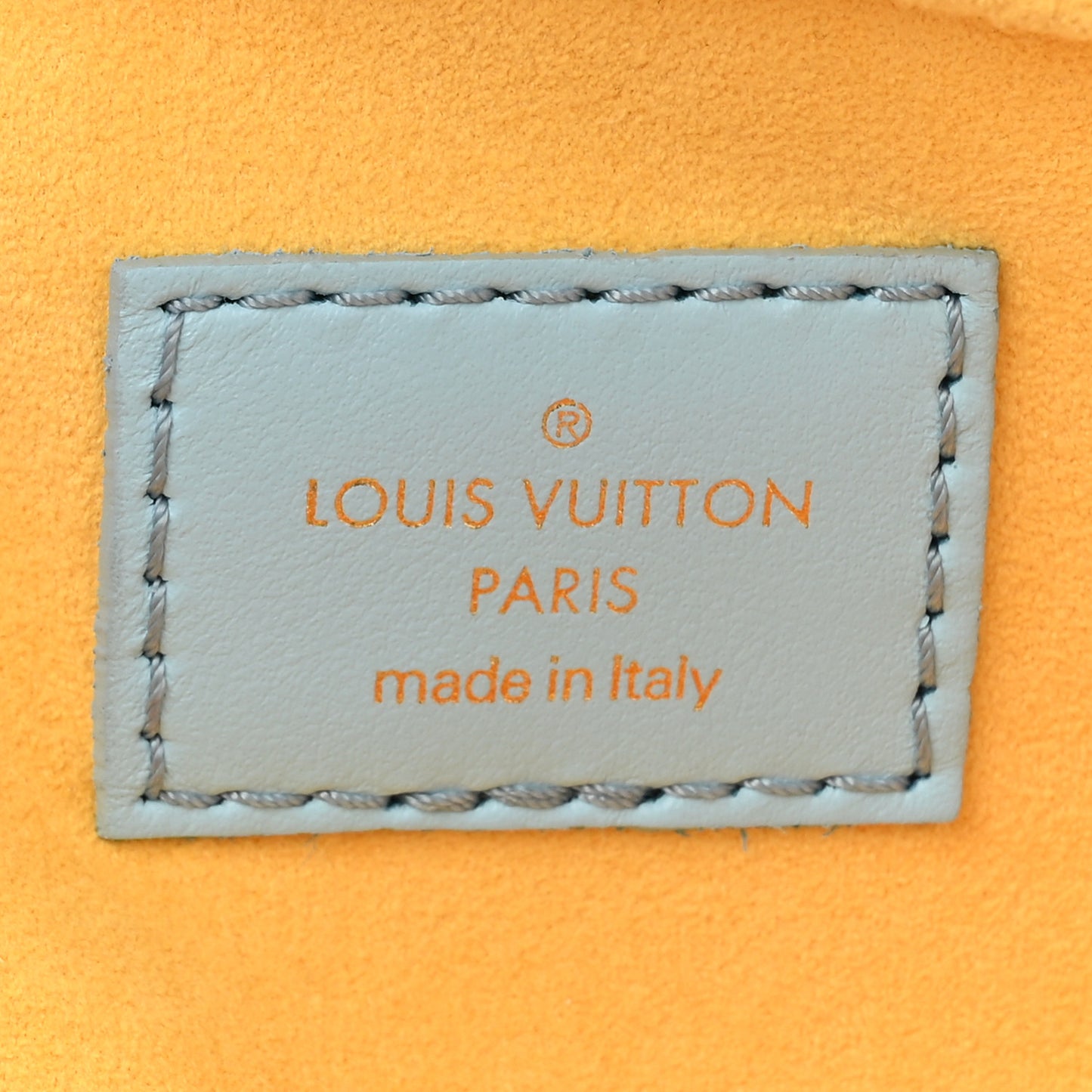 Lambskin Monogram Mini Bumbag H27 Baby Blue