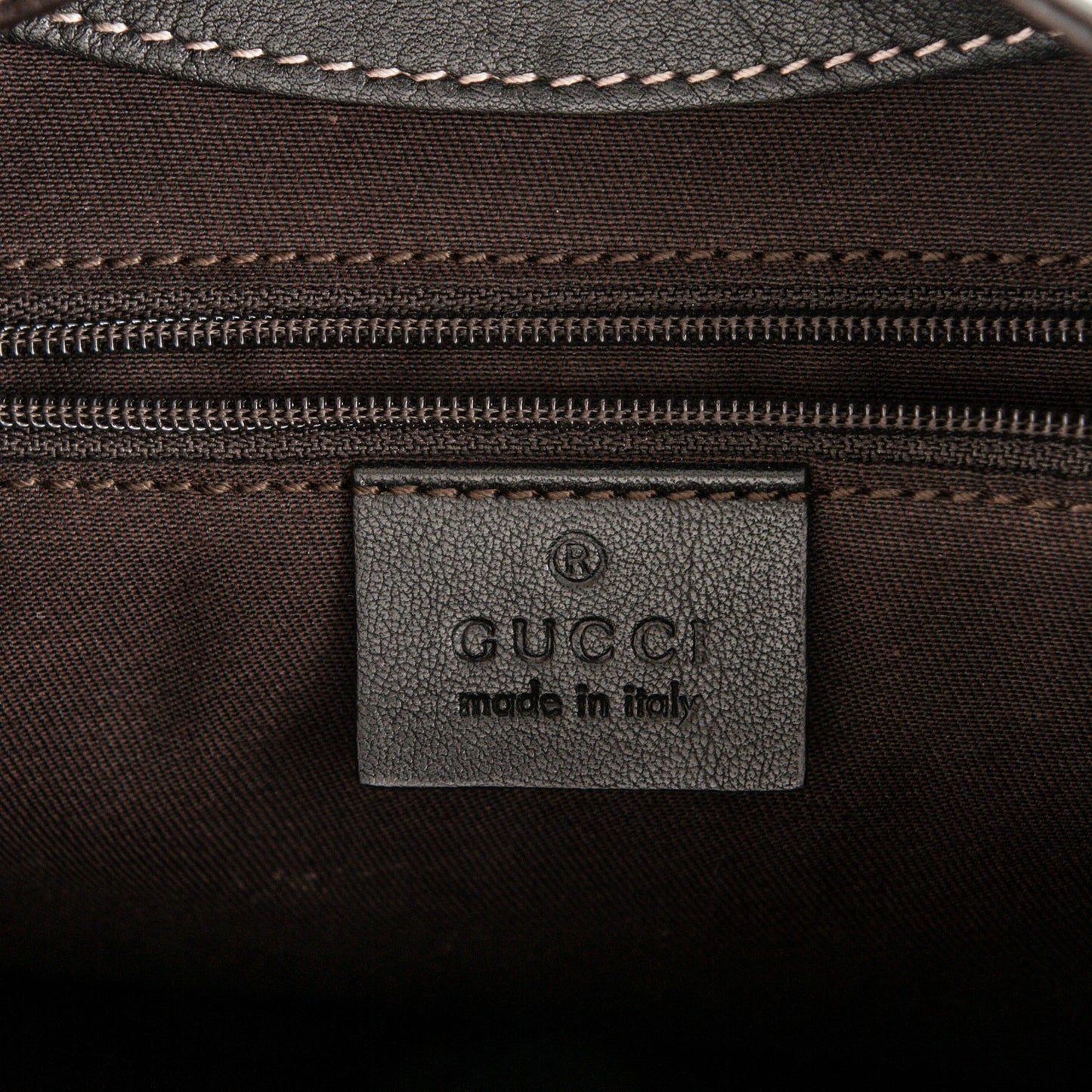 Monogram Medium New Ladies Web Hobo Dark Brown