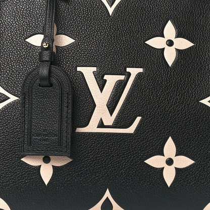 Louis Vuitton LOUIS VUITTON Empreinte Monogram Giant Petit Palais Black Beige 8 of 11