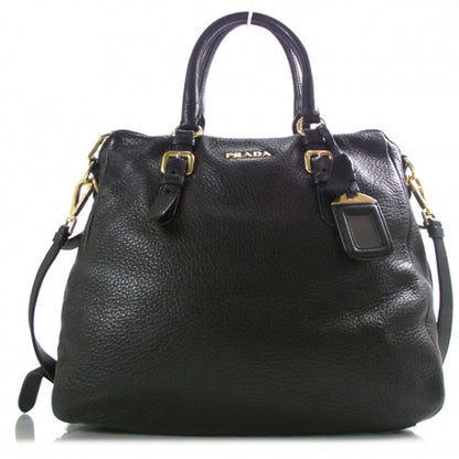 Prada Cervo Bauletto Black 1 of 12