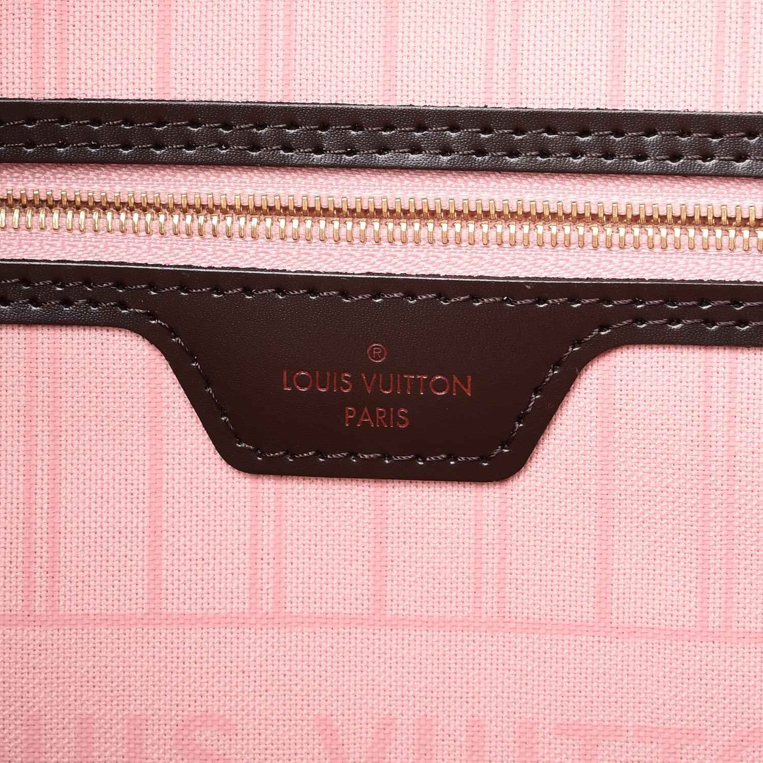 Louis Vuitton Damier Ebene Neo Neverfull MM Rose Ballerine 7 of 10