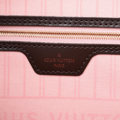 Louis Vuitton Damier Ebene Neo Neverfull MM Rose Ballerine 7 of 10
