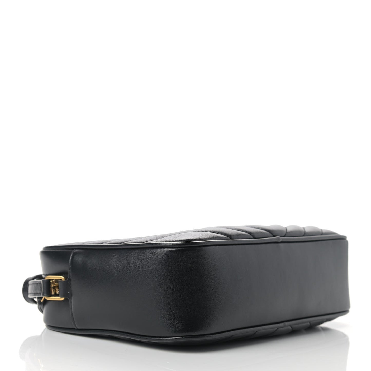 Calfskin Matelasse Monogram Lou Camera Bag Black