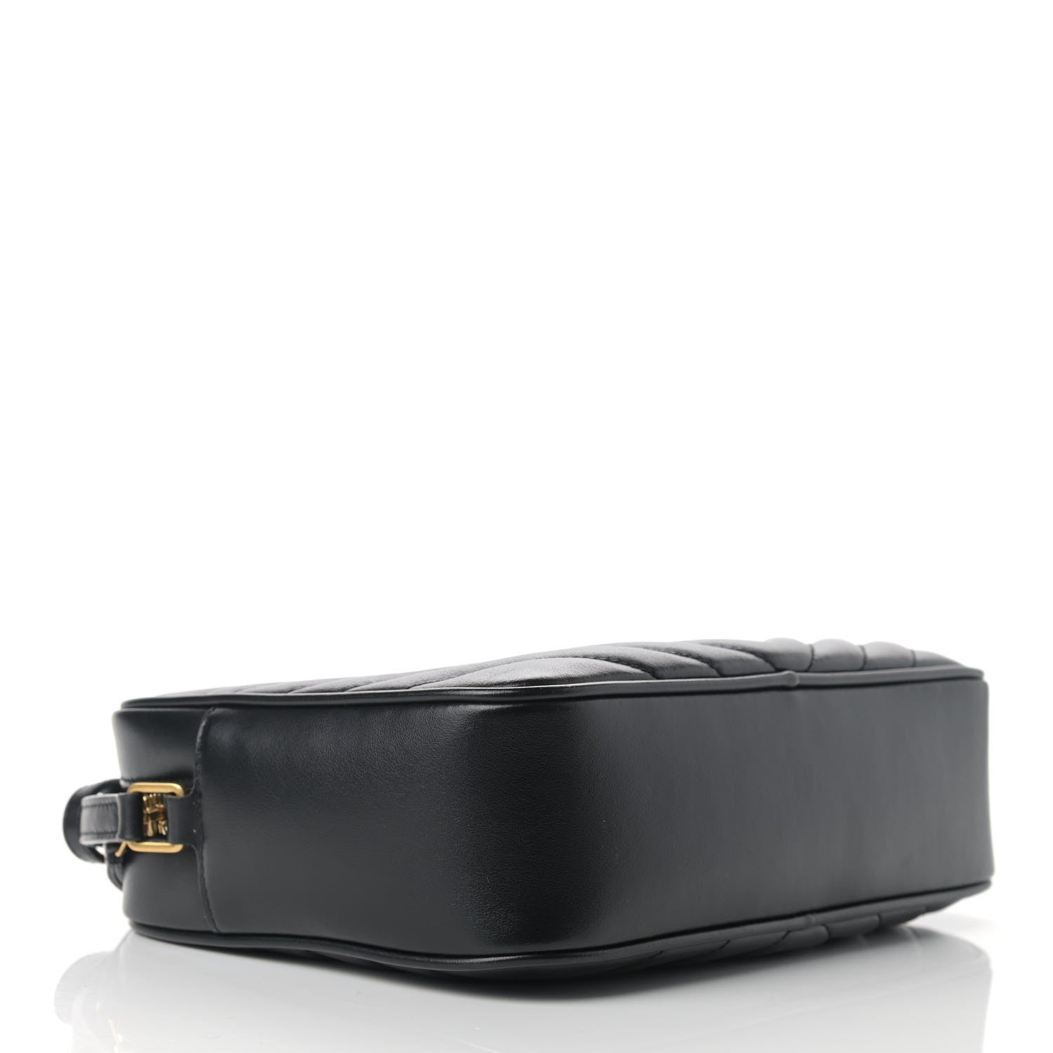 Saint Laurent Calfskin Matelasse Monogram Lou Camera Bag Black 4 of 11