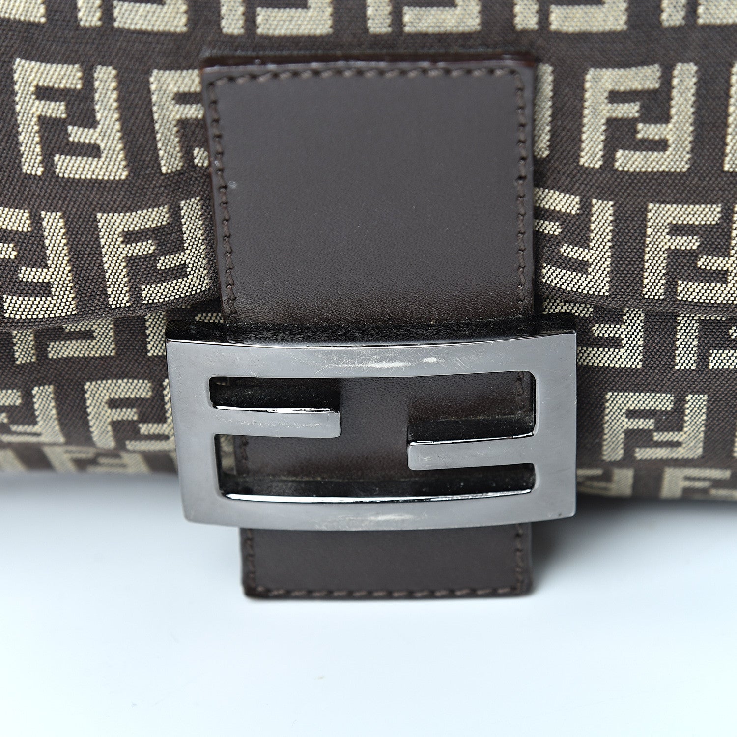 Fendi Zucchino Baguette Tobacco 13 of 14