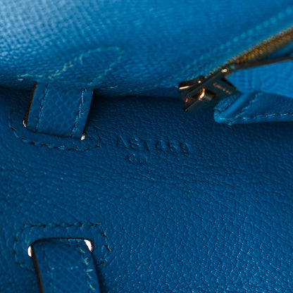Hermes Epsom Kelly Sellier 25 Bleu Zanzibar 7 of 18