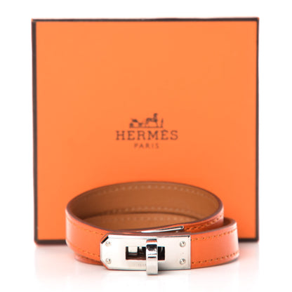 Hermes Box Kelly Double Tour Bracelet M Orange 7 of 7