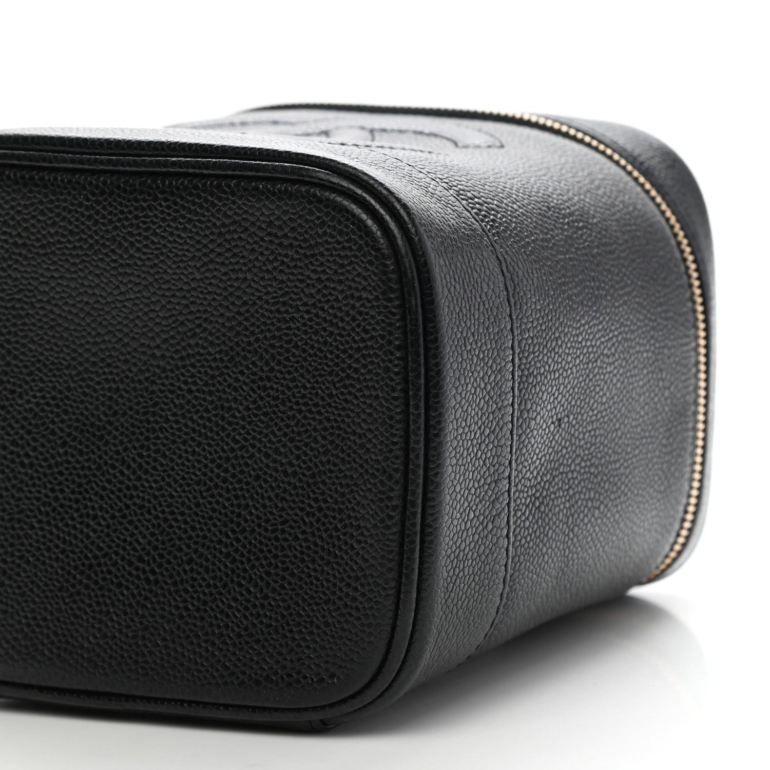 Chanel Caviar Vanity Cosmetic Case Black 10 of 14