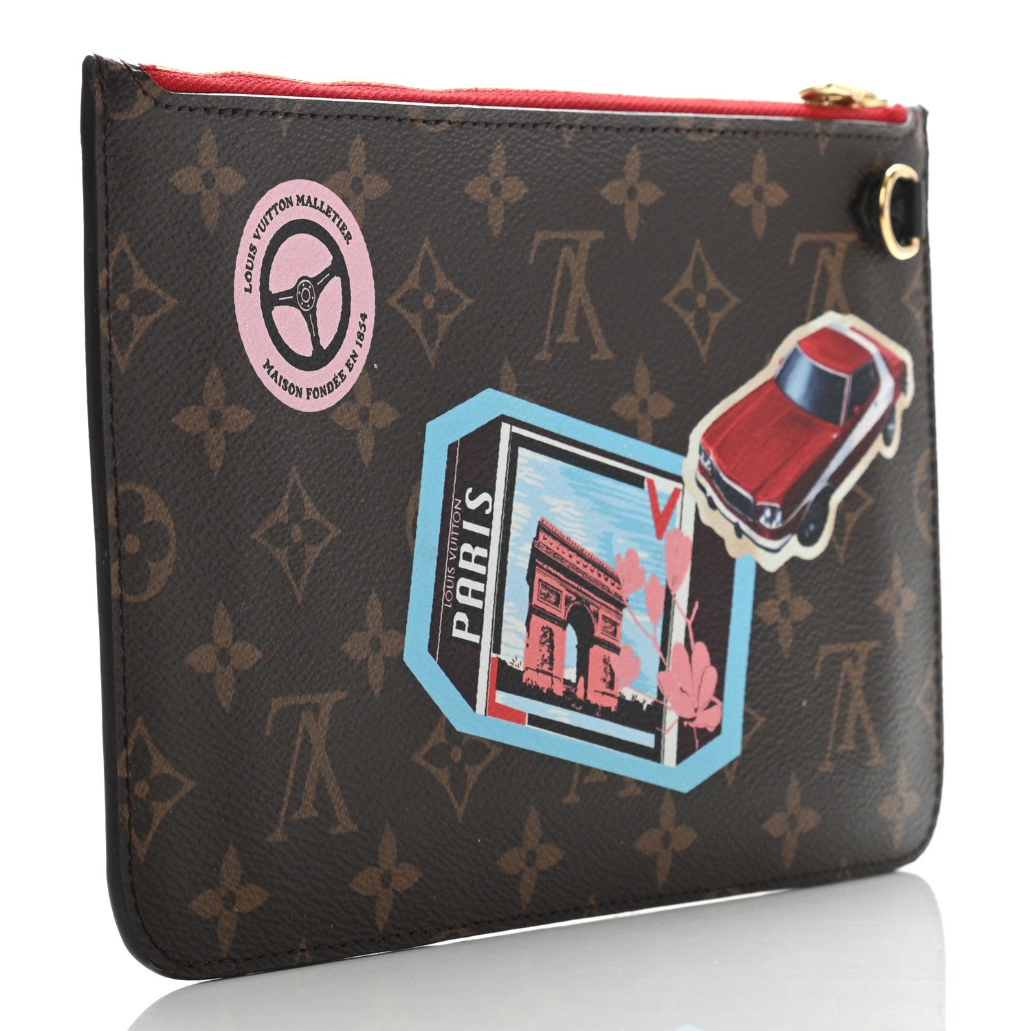 Louis Vuitton Monogram World Tour Neverfull MM GM Pochette 3 of 7