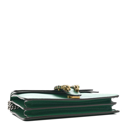 Gucci Dollar Calfskin Crystal Small Dionysus Shoulder Bag Emerald 4 of 12