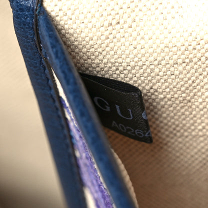 Gucci Canvas Large Flora Tote Navy Multicolor 8 of 11
