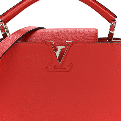 Louis Vuitton Taurillon Capucines BB Coquelicot 8 of 11