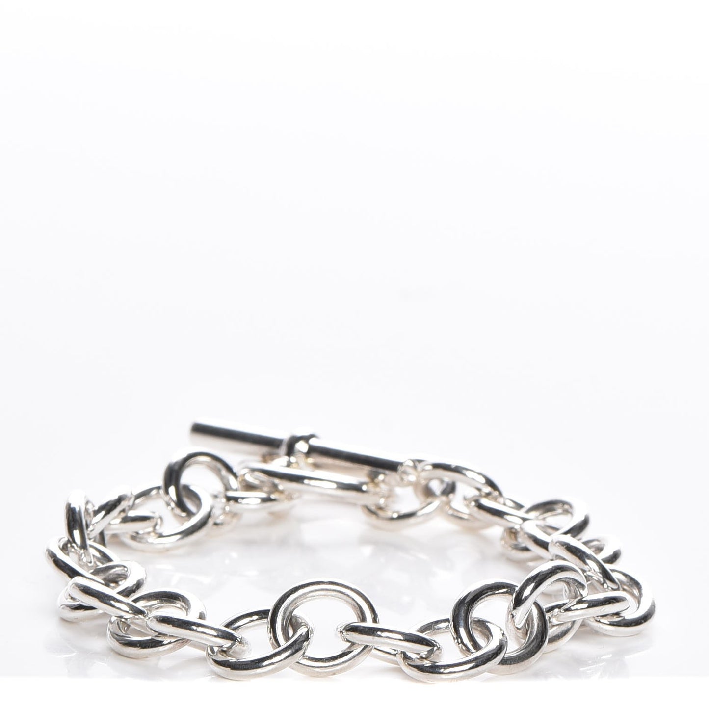 Sterling Silver Chain Toggle Bracelet