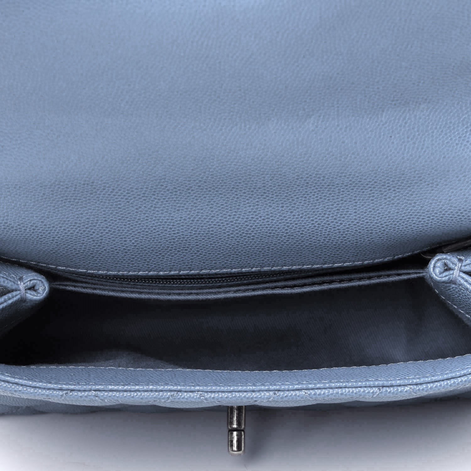 Chanel Caviar Quilted Mini Coco Handle Flap Navy 5 of 11