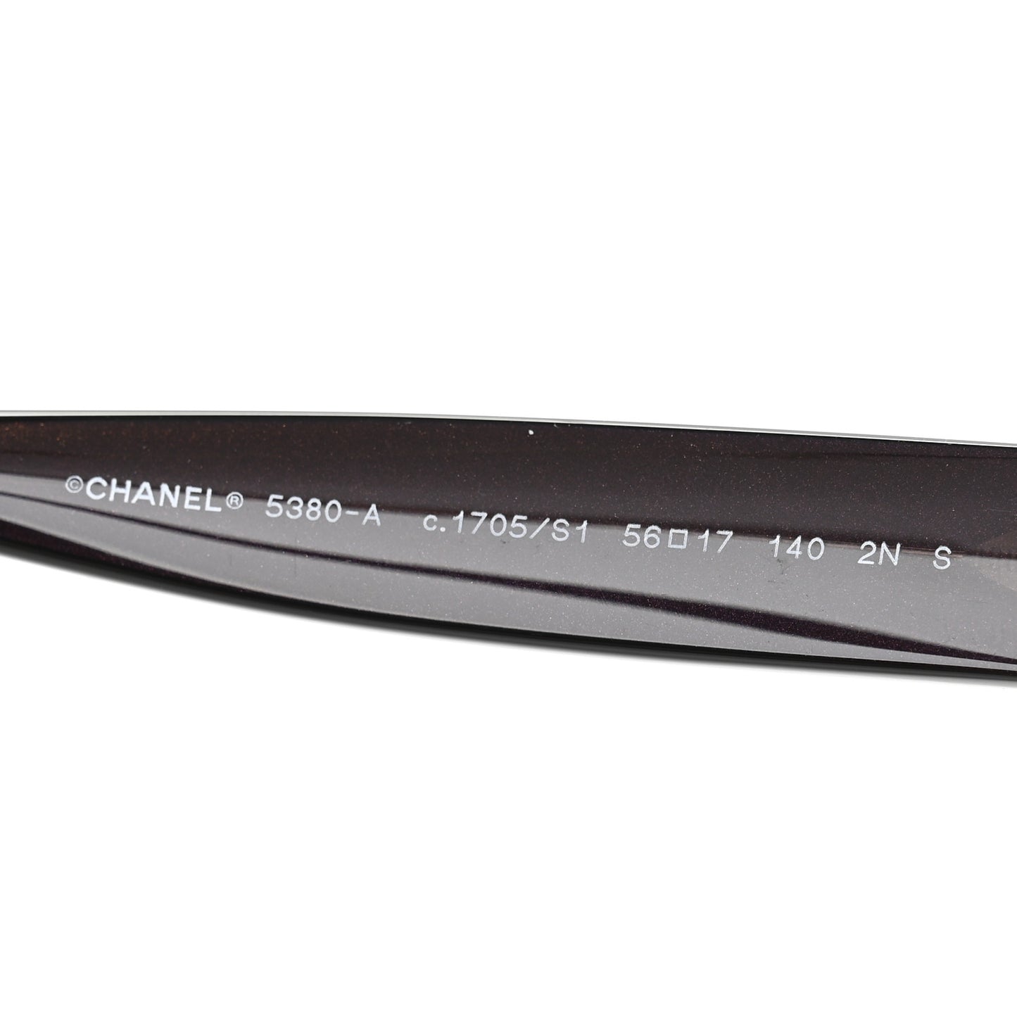 Acetate Polarized Square CC Sunglasses 5380 Purple