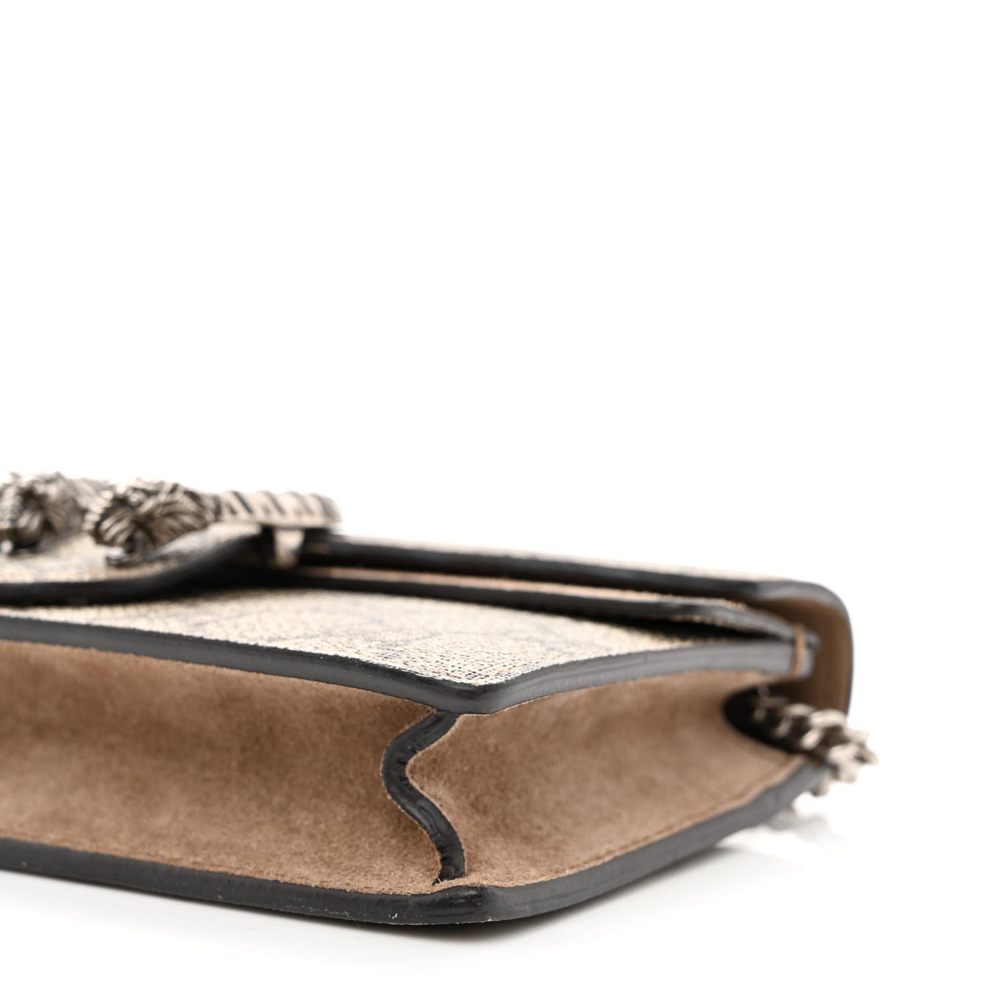 GG Supreme Monogram Super Mini Dionysus Shoulder Bag Taupe
