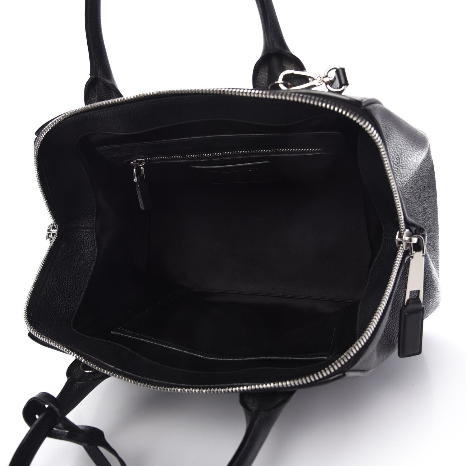 Marc Jacobs Textured Calfskin Large Incognito Satchel Black 5 of 9