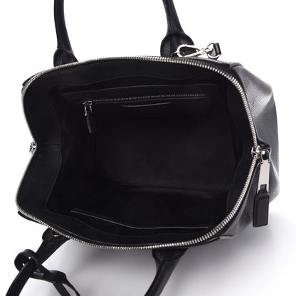 Marc Jacobs Textured Calfskin Large Incognito Satchel Black 5 of 9