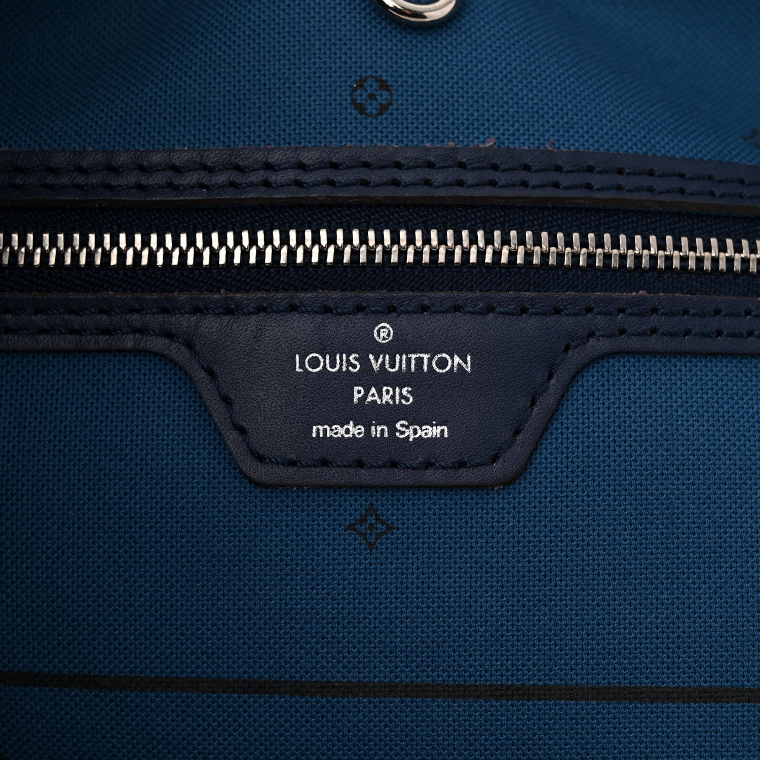 Louis Vuitton Monogram Escale Neverfull MM Blue 6 of 12