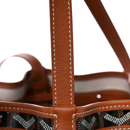 Goyard Goyardine Petit Flot Bucket Bag PM Black Gold 20 of 21
