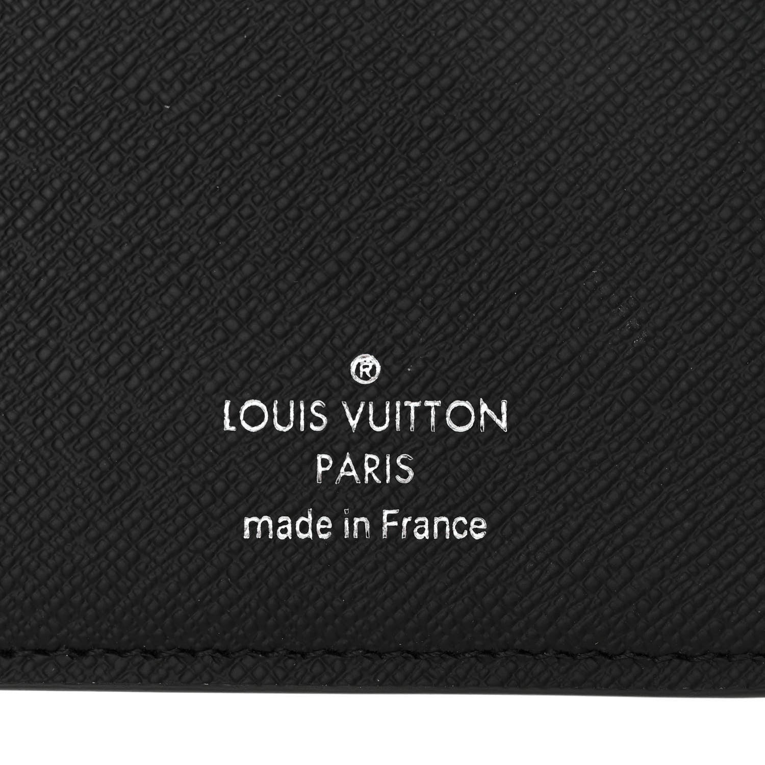 Louis Vuitton LOUIS VUITTON Taiga Brazza Wallet Ardoise 6 of 7