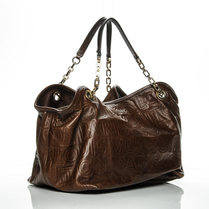 Louis Vuitton Monogram Paris Souple Whisper PM Chocolate 3 of 7