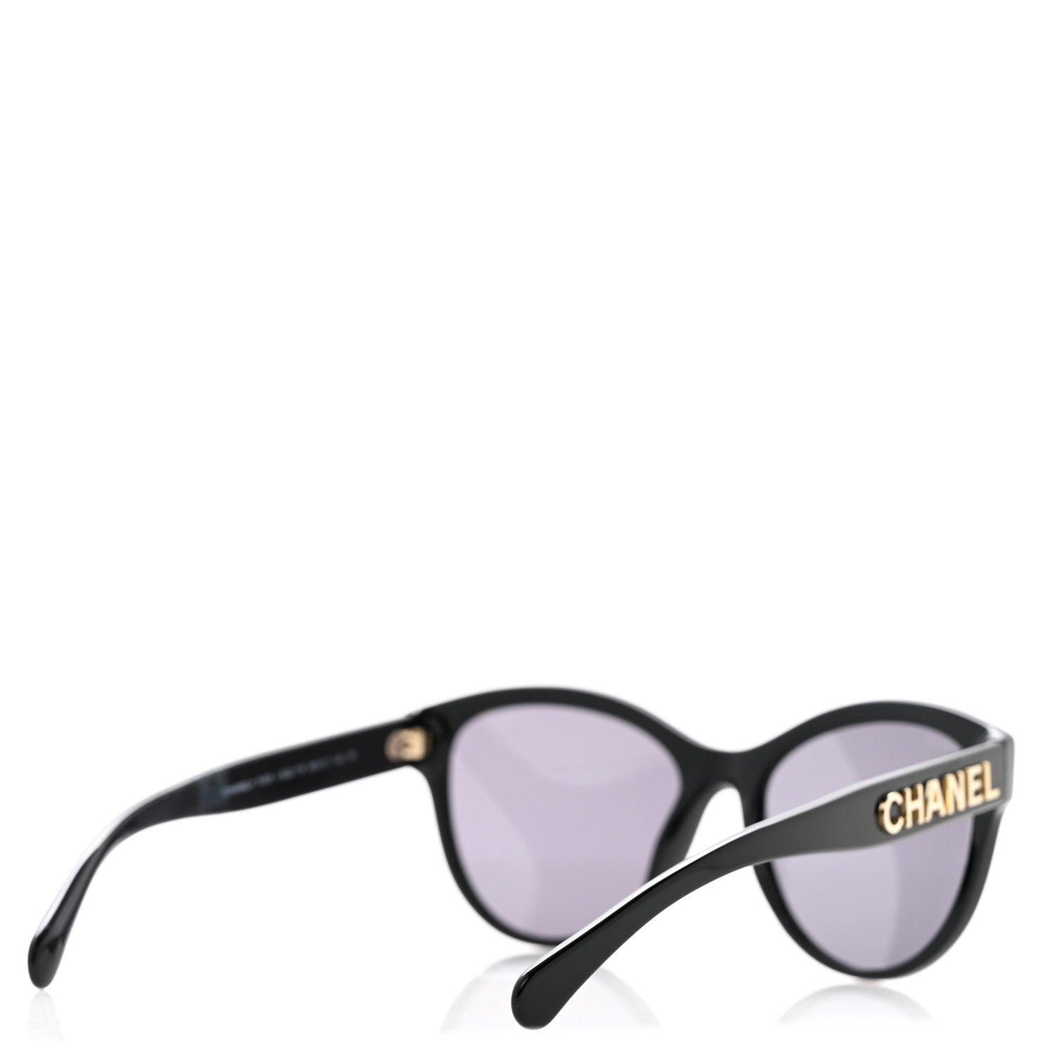 Chanel Acetate Pantos Logo Polarized Sunglasses 5458 Black 4 of 8