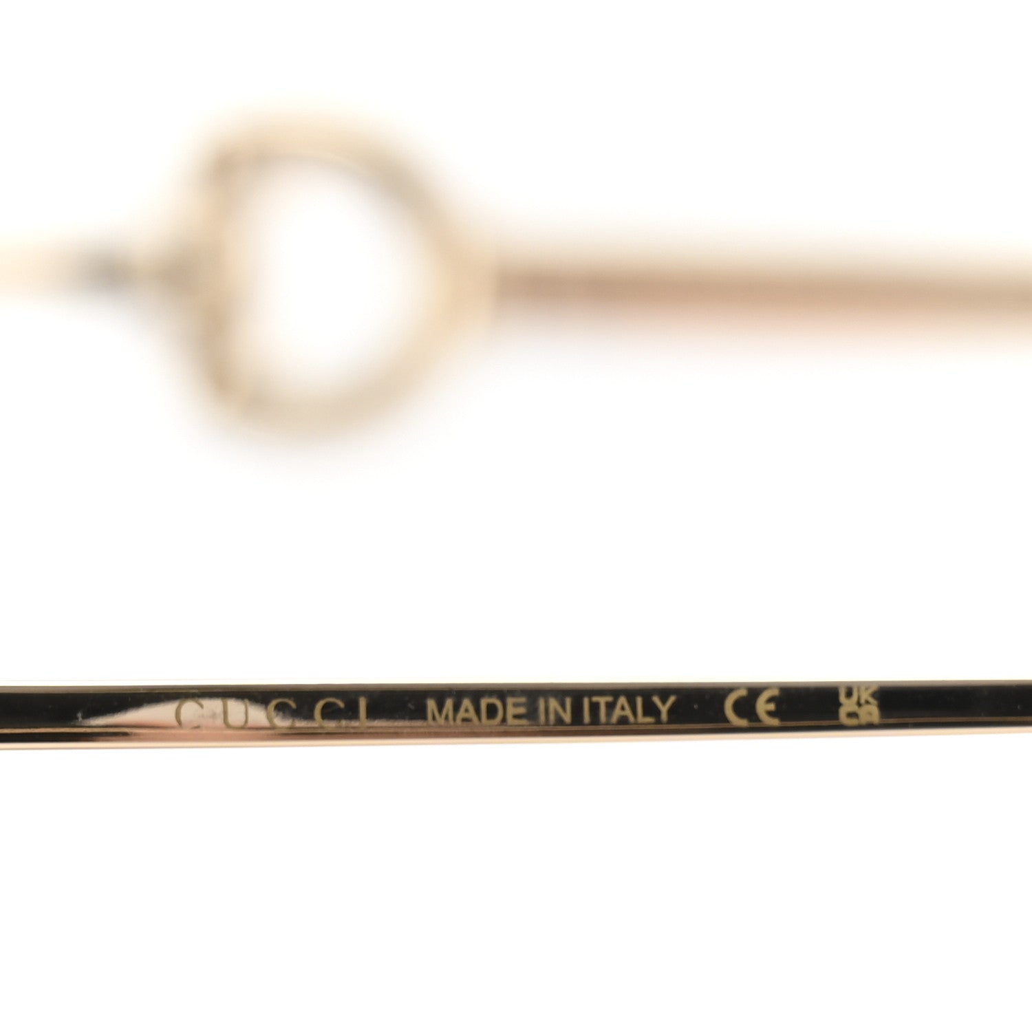 Gucci Metal Horsebit Square Frame Sunglasses GG0879S Gold 5 of 9