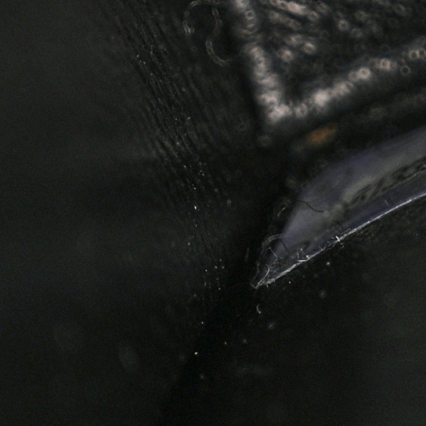 Lambskin Stitched Shoulder Flap Bag Black