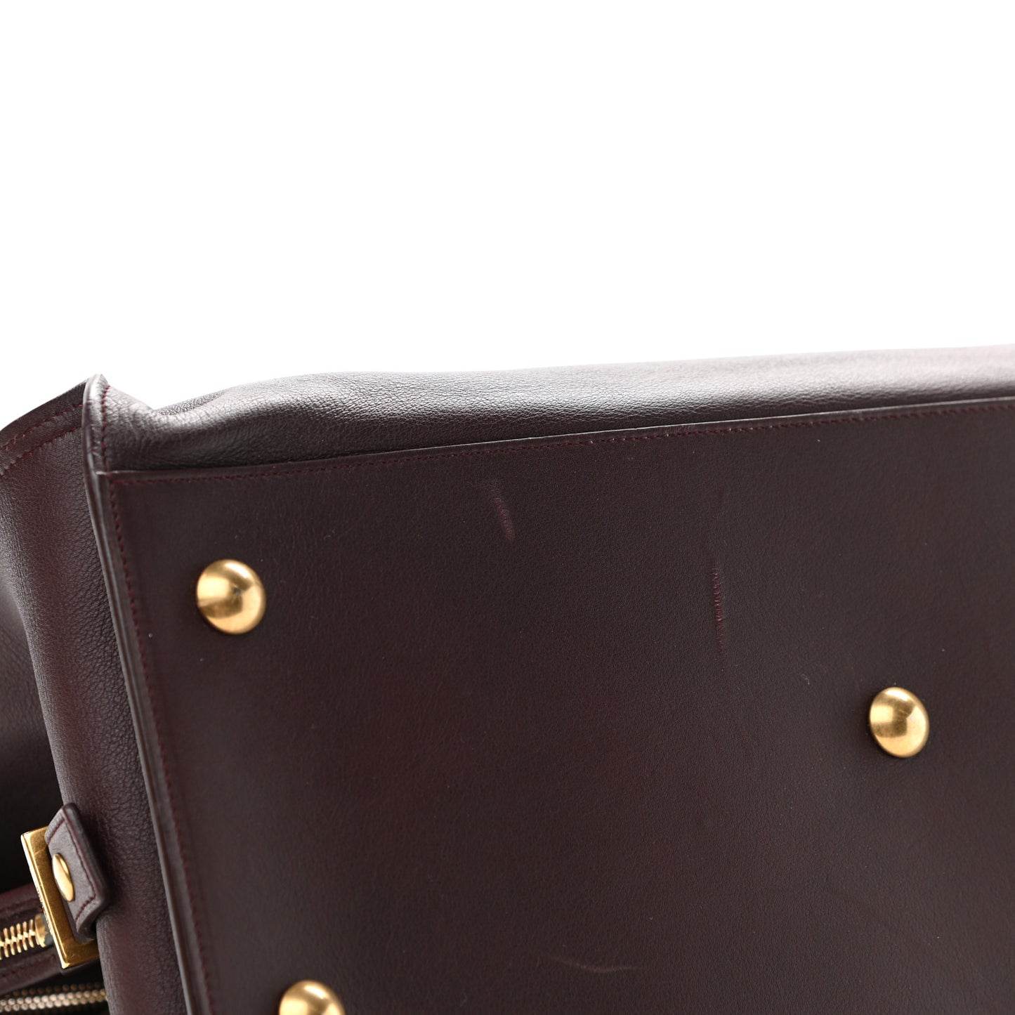 Calfskin Medium Classic Y Cabas Bordeaux