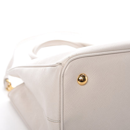 Prada Saffiano Lux Medium Tote Talco 11 of 23