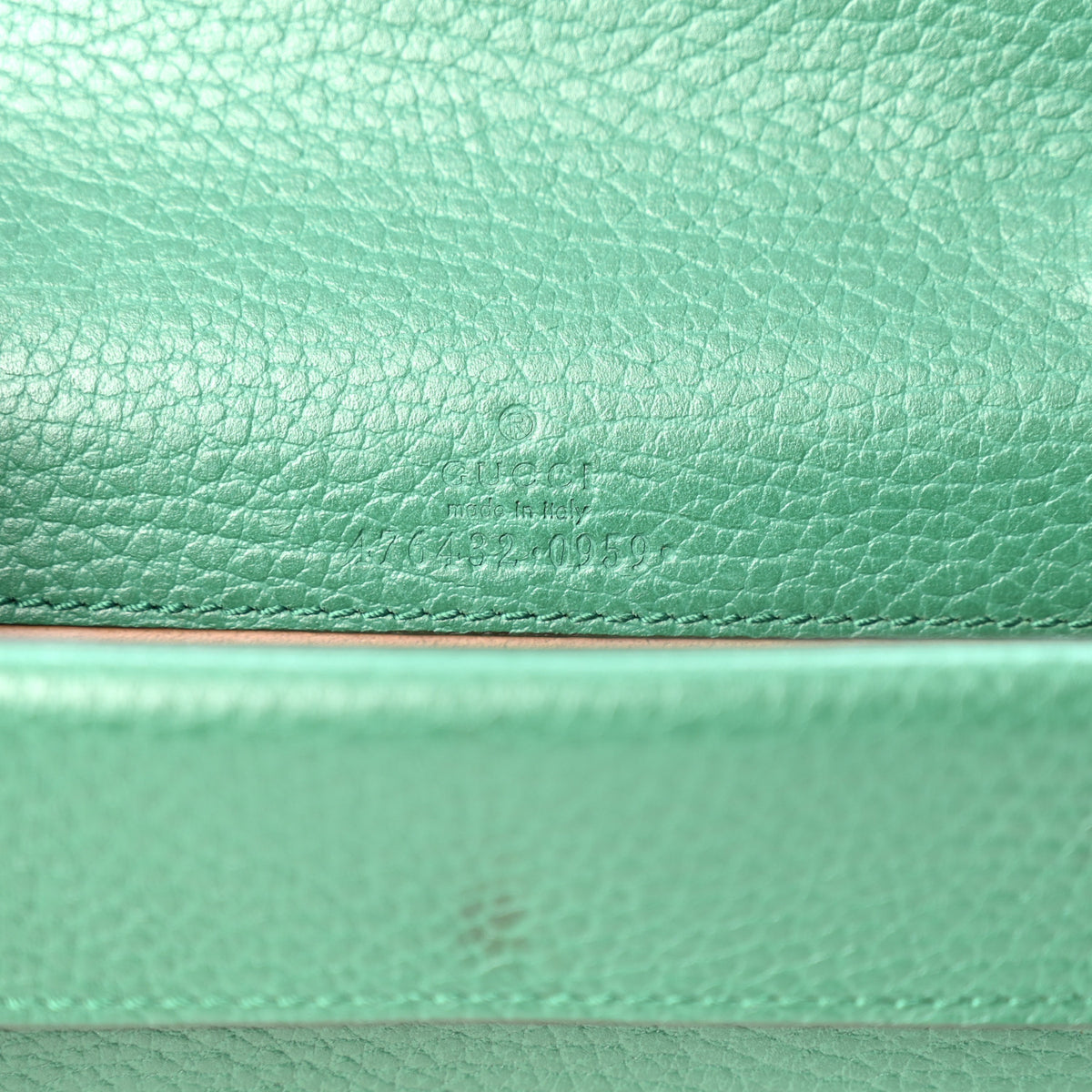 Gucci Calfskin Super Mini Dionysus Shoulder Bag Emerald 6 of 10