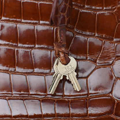 Hermes Shiny Porosus Crocodile Birkin 35 Etrusque 29 of 35