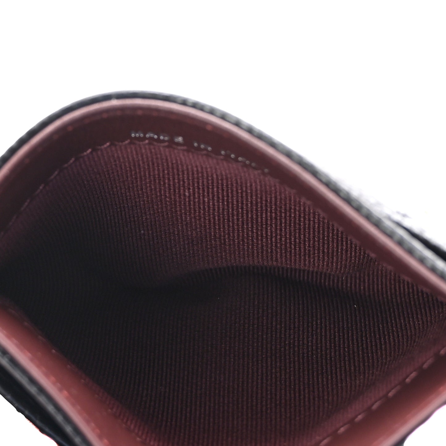 Caviar Quilted Card Holder Black