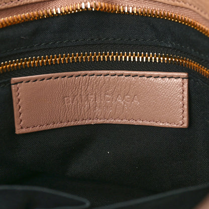 Balenciaga Chevre Gold Metallic Edge Hardware City Rose Des Sables 6 of 11